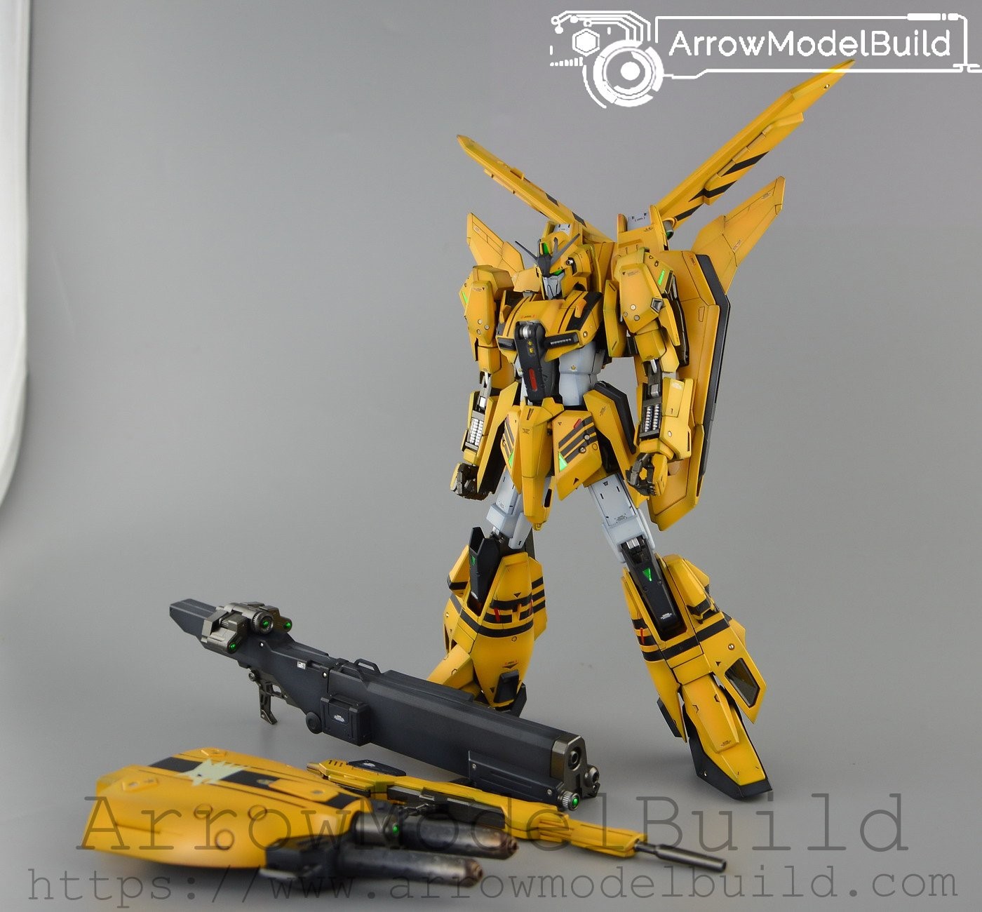 Picture of AeroModelBuild Zeta Gundam III B Type Gray Zeta Built & Painted MG 1/100 Model Kit