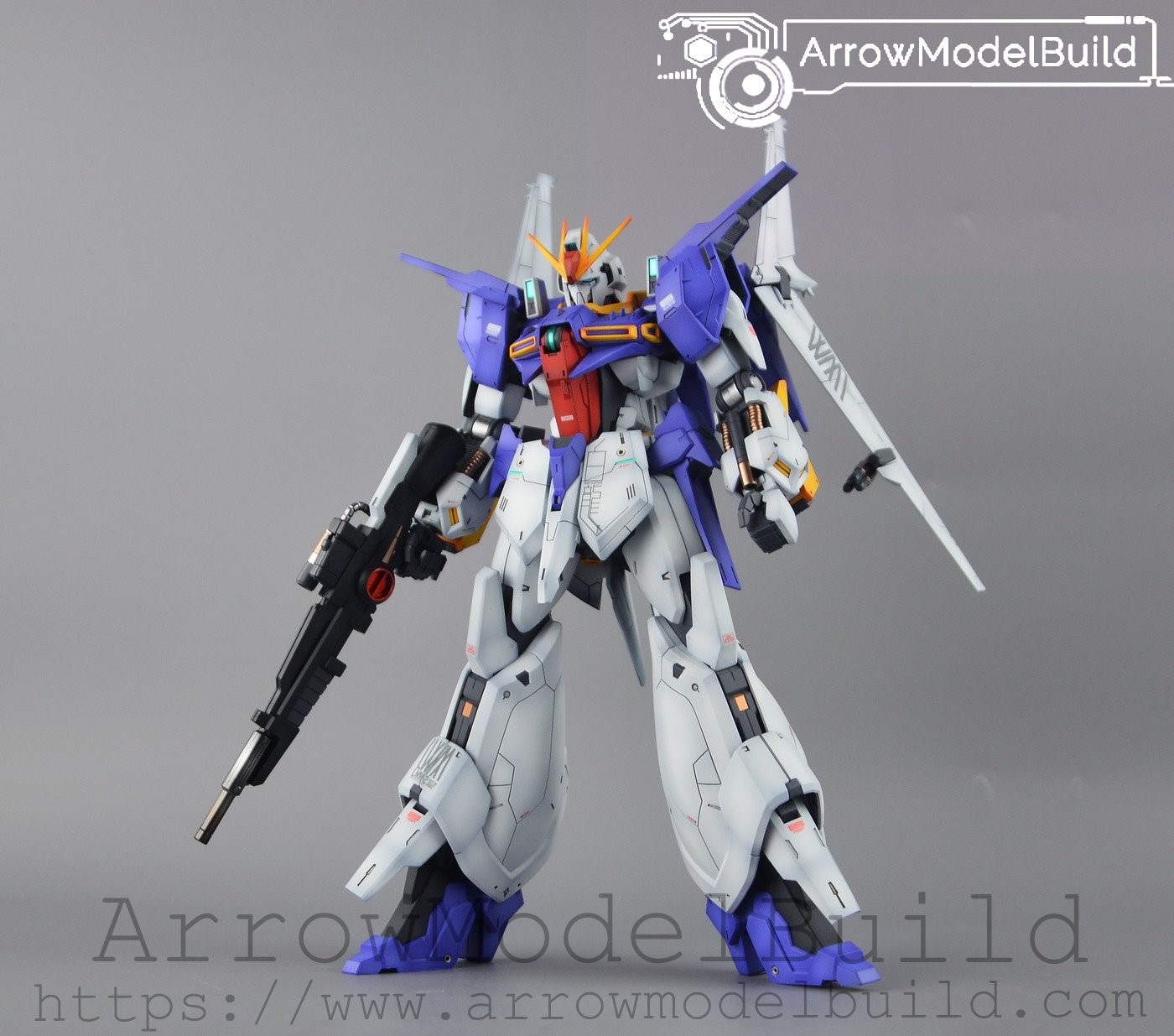 Picture of AeroModelBuild Gundam Lindwurm Built & Painted RE 1/100 Model Kit