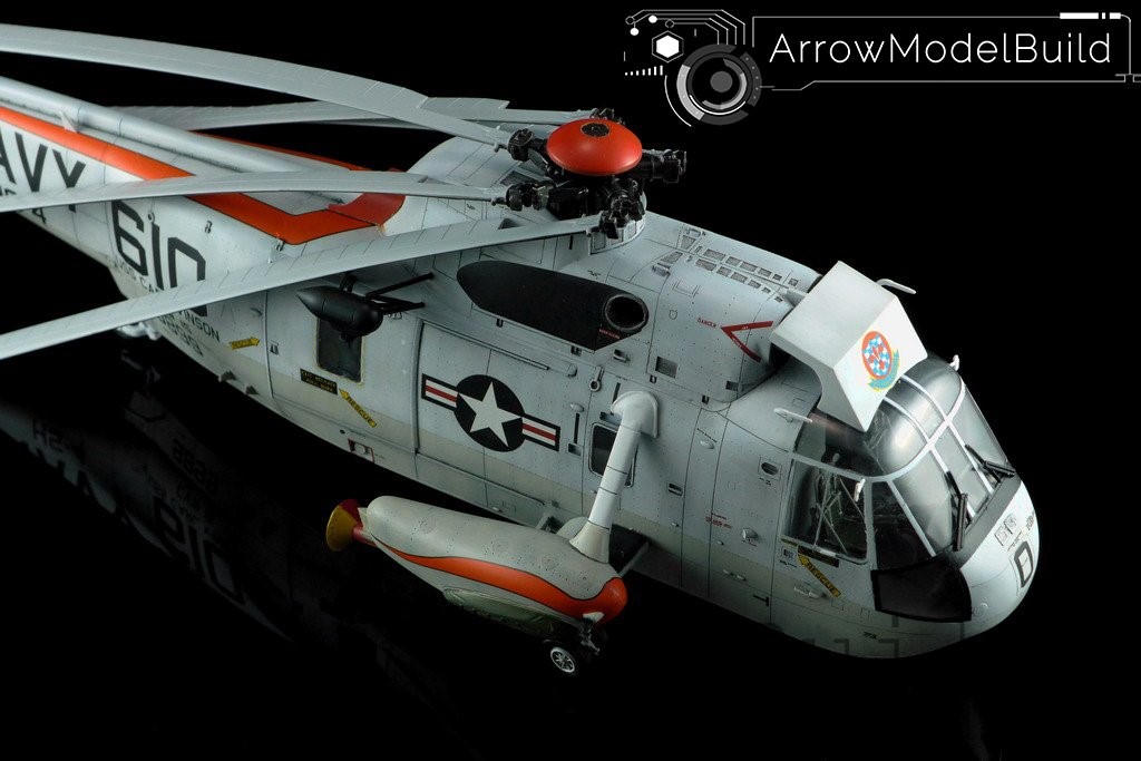 Picture of AeroModelBuild SH-3H Helicopter Built & Painted 1/48 Model Kit