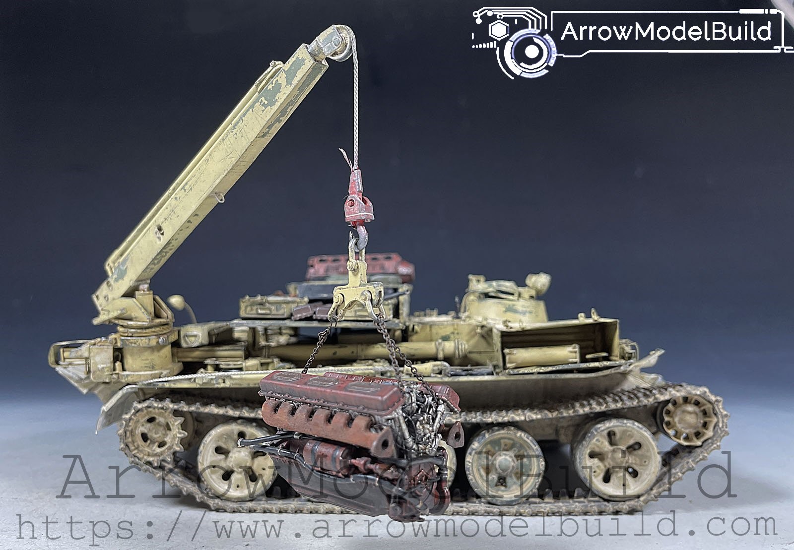 Picture of AeroModelBuild VT55 Repair Tank Built & Painted 1/35 Model Kit